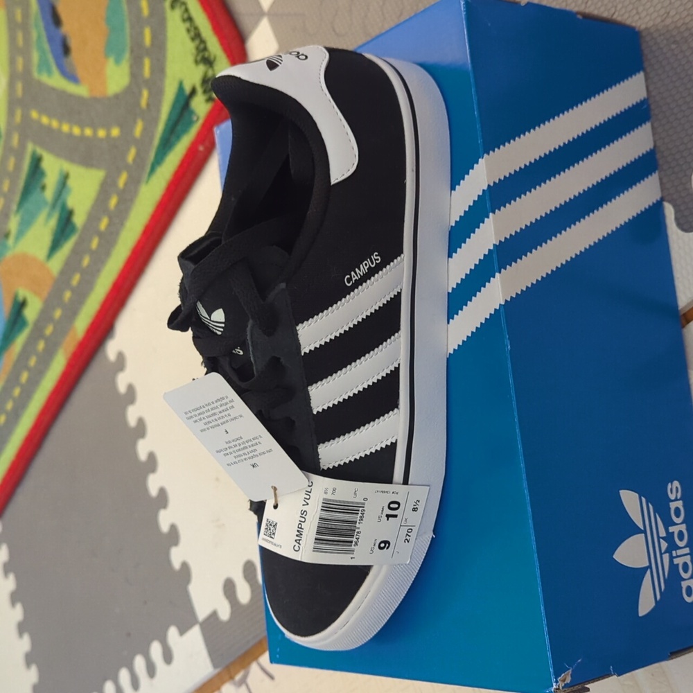 Adidas Campus Black and White Sneakers